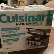 Cuisinart Griddler Gourmet Model GRID- 8NPC Brand New