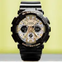 在飛比找ETMall東森購物網優惠-CASIO G-SHOCK 立體黑金 閃耀雙顯腕錶 GMA-