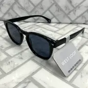 NWT West Loop Round Black Sunglasses NS0822 23 464 001 VL FWG 100% UVA-UVB