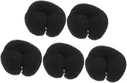 Outanaya 5pcs Hair Bun Maker Soft Donut Bun Accessories for Women for Dance Ballet Versatile Hair Styling Tools Gentle Comfortable Wear