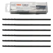 TMAX 6 PCS 9/64-Inch×6-Inch Aircraft Extension Black Oxide Drill Bit