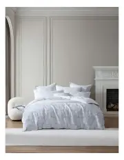 [Private Collection] Hydrangea Quilt Cover Set in Chambray