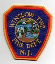 NEW JERSEY NJ WINSLOW TOWNSHIP FIRE DEPARTMENT SHOULDER PATCH POLICE SHERIFF