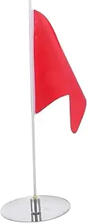 ADOCARN 1 Set Golf Flagpole Cup and Flags Golf Course Flags Launch Monitor Golf Putting Green Cups and Flags Golf Flags Golf Putting Cup Golf Accessories Golf Tray for Mat Stainless Steel