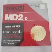 Maxell MD2-D Double Sided Double Density 5.25" Mini Floppy Disk 10-Pack