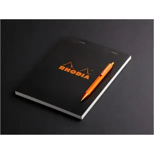 【筆倉】Rhodia Writing Script 0.7mm 按壓式原子筆 (銀/藍/橘/黑桿)