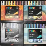Uni posca Paint Marker Pen Medium Point Set 32 (PC-5M) FAST EXPRESS SHIPPING