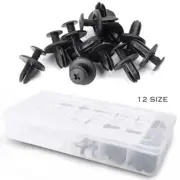 146pcs Car Push Retainer Pin Rivet Trim Clip Panel Moulding Assortments for Ford