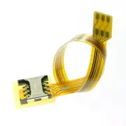 Micro SIM Extender to Nano SIM Kit Male to Female Extension Soft Flat FPC Cable
