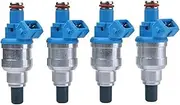 Car Fuel Injectors 370CC EV1 Fuel Injector Nozzle, for Racing Modified Cars B16 B18 B20 D16 D18 F22 H22 H22A 370CC Flow Capacity Injection (Color : 8PCS)