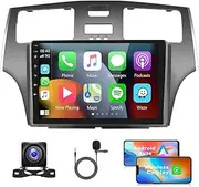 9Android 13 Car Radio Stereo Upgrade 2.5D Touchscreen 2+32G Replacement for ES300 ES330 XV30 2001-2006 with Wireless CarPlay/Android Auto/SWC/Mic/WiFi/FM/Split Screen/GPS Navigation/AHD Backup Camera