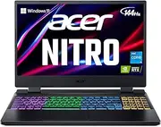 [acer] Nitro 5 AN515-58-527S Gaming Laptop | Intel Core i5-12500H | NVIDIA GeForce RTX 3060 Laptop GPU | 15.6" FHD 144Hz IPS Display | 16GB DDR4 | 512GB PCIe Gen 4 SSD | Killer Wi-Fi 6 | RGB Keyboard