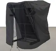 Folding Treadmill Cover – Dustproof, Waterproof 210D Oxford | Heavy-Duty Treadmill Protective Cover for Indoor/Outdoor Gym Use | Windproof, Sun-Resistant Cover with Drawstring Bag