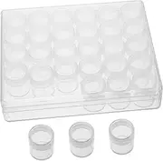 VILLFUL 30pcs Plastic Storage Bottles High Transparency Multi Functional Organizer for Medications Cosmetics and Small Items Space Efficient Storage Containers for Home and Travel