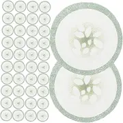 NULYLU Pcs Cucumber Print Eye Masks Women Eye Pads Face Mask Skincare Fabric Patches