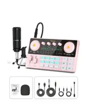 MAONO Podcast Equipment Bundle Audio mixer All-in-One Podcast Production Stud...