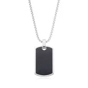 Tensity Stainless Steel 60cm Dog Tag Pendant