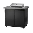 Crossray 1500W 100cm Outdoor Electric BBQ/Barbeque w/ Kitchen Cabinet/Wheels