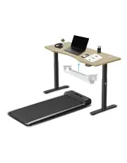 [Lifespan Fitness] Walking Pad M2 Treadmill with Ergo Desk 1500mm in Black/Brown
