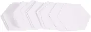 Gatuida 100pcs Quilting Paper Templates DIY Patchwork Tools for Easy Sewing Crafting Lightweight Quilting Piercing Accessories for Beginners Tailors