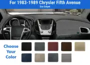 Dashboard Dash Mat Cover for 1983-1989 Chrysler Fifth Avenue (Poly Carpet) (for: Chrysler)