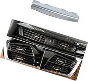 DEMULAX Dashboard Air Vent Car Front Air Conditioning AC Vent Grille Tab Clip Outlet Slider Toggle Piece, for BMW, X5 X6 F15 F16 X5M X6M 2014-2018 Car Air Vent Clip(Black 1pc)