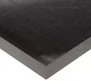 2.5" x 6" x 24", Acetal Plastic Sheet, Black