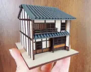 1:144 Scale Japanese Dollhouse KIT- 1/144 Micro Dollhouse DIY
