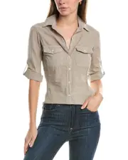 James Perse Contrast Panel Shirt