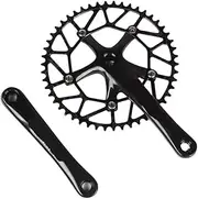 Exercise Bike Crank， Bike Crankset Speed Fixed Gear Track Crankset Crank Arms