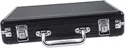 Vaguelly Sealing Poker Cards Box Poker Chip Storage Box Handle Portable Poker Chip Carrying Case for Outdoor Poker Games Made of Sturdy Materials