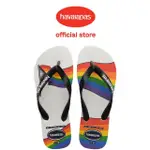 【HAVAIANAS 哈瓦仕】拖鞋 男鞋 女鞋 夾腳拖 平權 彩虹 PRIDE 黑白 4146673-0128U(哈瓦士)