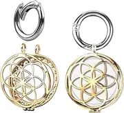 VIIVY VIYIV Metal Keychain for Apple AirTag Protective Case Holder Key Ring Dog Luggage Bike - Gold