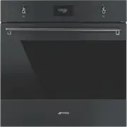 Smeg 60cm Classic Pyrolytic Oven Matt Black
