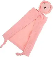 Yardwe Soft Chewable Security Blanket Cute Fox Design Comforter for Boy Girl Safe Muslin Lovey for Napping and Cuddling for Playtime and Soothing Moments