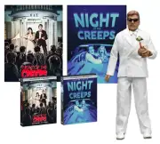 Night of the Creeps 4K UHD Blu-ray Slipcover Posters Ray Cameron Neca Figure