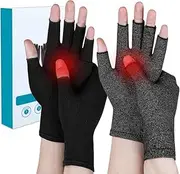 [KGXUELING] 4 Pairs Compression Gloves Arthritis For Women Men Fingerless Arthritis Gloves for Pain Alleviate Carpal Tunnel