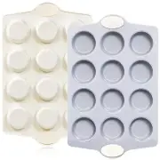 BRONYPRO Ceramic Muffin Pan, 12-Cup Nonstick Aluminized Steel Cupcake Pans, H...