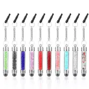 10 Pcs Mini Phone Stylus Pens Colors Crystal Tablet Stylus Short Touch Screen...
