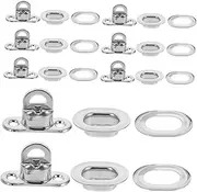 ULTECHNOVO Handbag Hardware 20pcs Metal Turn Lock Clasp for Purse Luggage Toolbox Buckle Decorative Latch