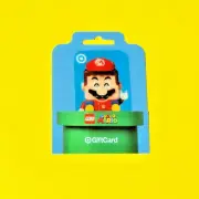 SUPER MARIO EMPTY NO VALUE ($0) GIFT CARD LENTICULAR 3D LEGO WARP PIPE MYSTERY