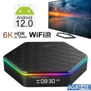 T95Z Plus Android 12.0 Smart TV Box Quad-core 6K Media Player WiFi6 BT5.0 E3N7
