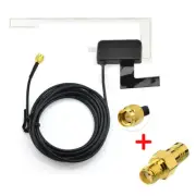 For Pioneer DAB Digital Car Radio Aerial Antenna Glass Mount SMA+SMA/SMB Adapter
