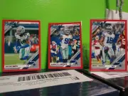 2019 Donruss Smith/Lawrence/Cooper Red Press Proof Parallel (3) Card Lot Cowboys