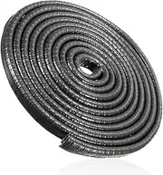 Uandhome Car Door Edge Guards, 5M U Shape Car Door Edge Protector Guard Rubber Anti-Collision Rubber Clips Trim Seal Lining Protect Fit for Most Car