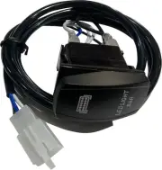 Brite-Lites Light Bar Rocker Switch With Connector Black