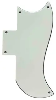 Custom For Gibson SG 61 Guitar Pickguard Scratch Plate,3 Ply Parchment