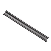 Door Seam Seal Flexible Cut Freely Door Draft Stopper Bottom Seal Strip Weather black