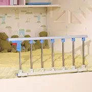 Side Guard for Elderly Bed Rail for Elderly Single Bed Rail Foldable Bed Rail Safety Side Guard for Elderly Adults Assist Handle Handicap Bed Railing Hospital Metal Grip Bumper Bar (C)