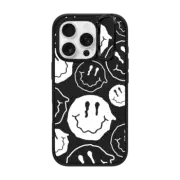 iPhone 16 Pro Impact Ring Stand Case MagSafe Compatible White Smile